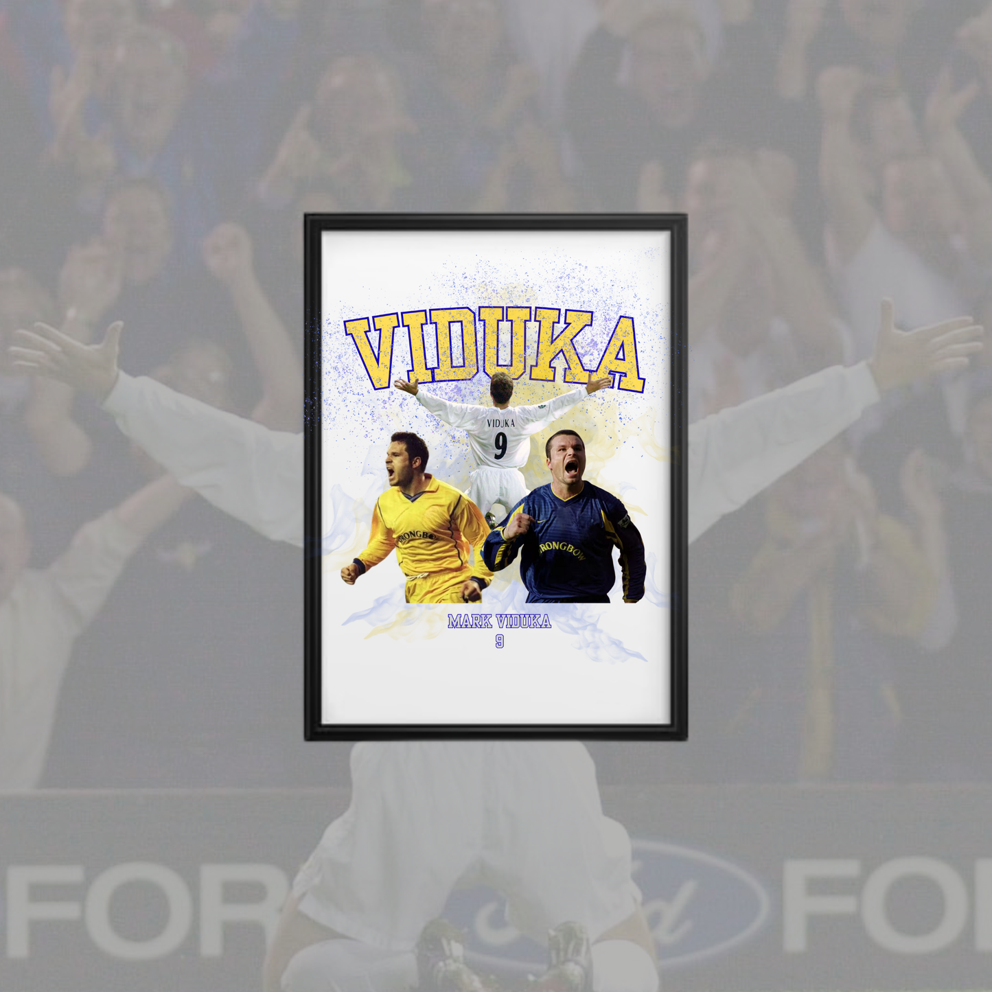VIDUKA Leeds Legend Print in various sizes