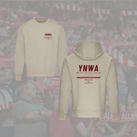‘ YNWA ’ Liverpool Never Walk Alone Premium Heavy Unisex Hoodie or Jumper