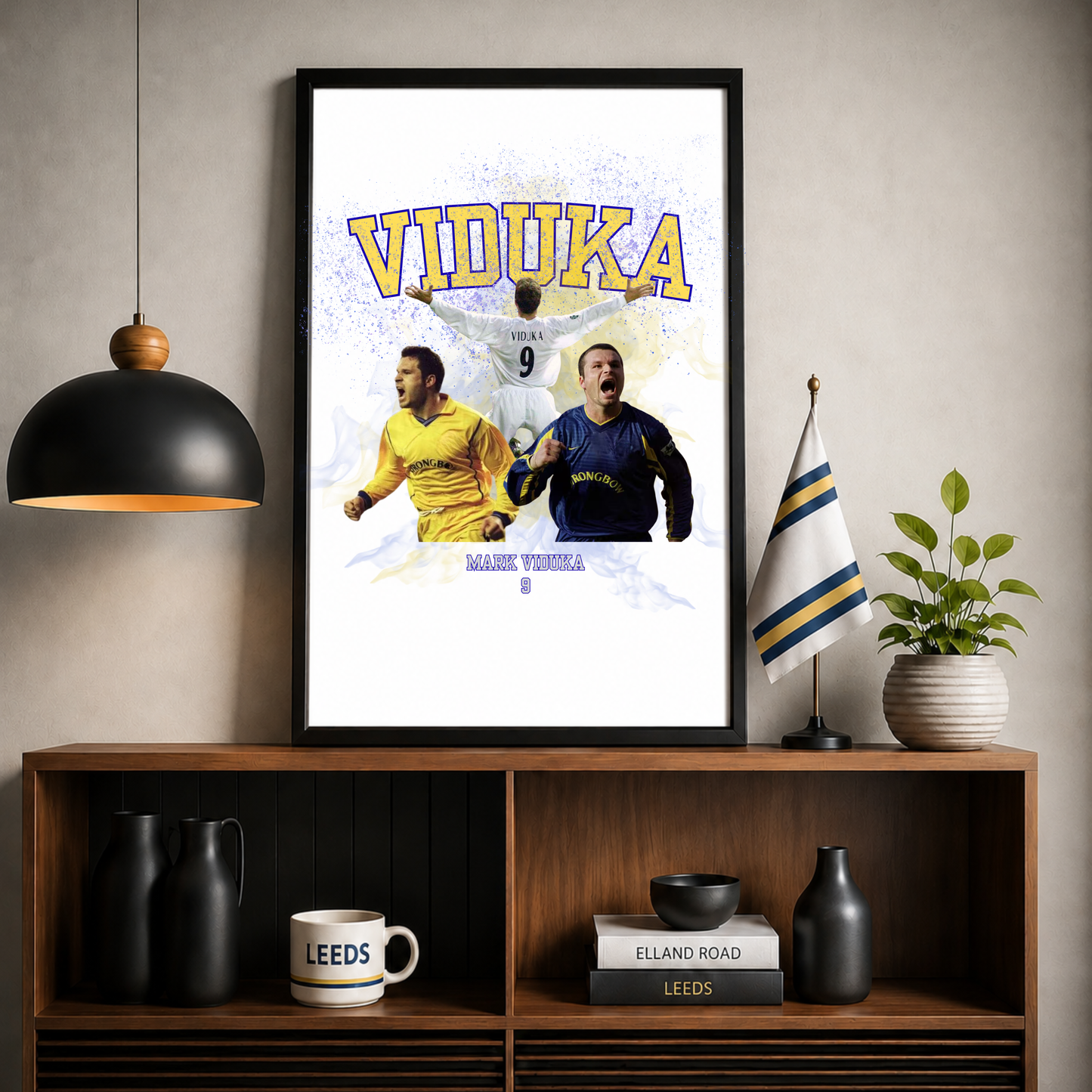VIDUKA Leeds Legend Print in various sizes