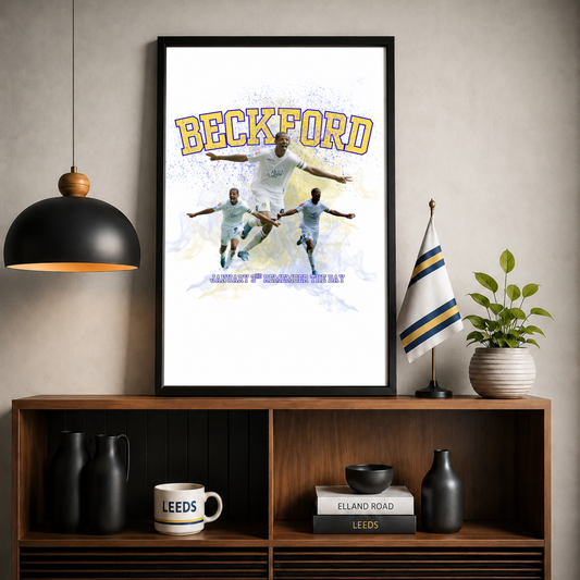 BECKFORD Leeds Legend Print in various sizes
