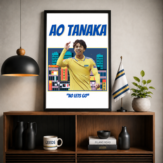 AO TANAKA Ao lets go!  Leeds Print