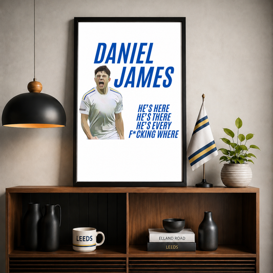 DAN JAMES Lyrics Leeds Print in various sizes